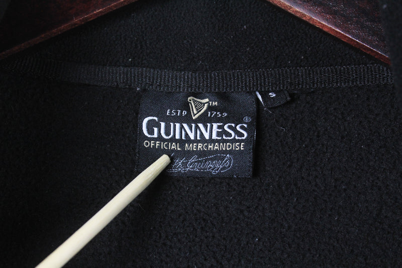 Vintage Guinness Fleece Full Zip Women’s Small