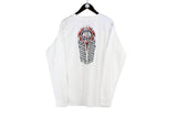 Vintage Nike Sonic Hoops Long Sleeve T-Shirt Medium
