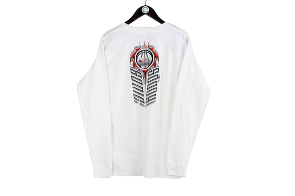 Vintage Nike Sonic Hoops Long Sleeve T-Shirt Medium