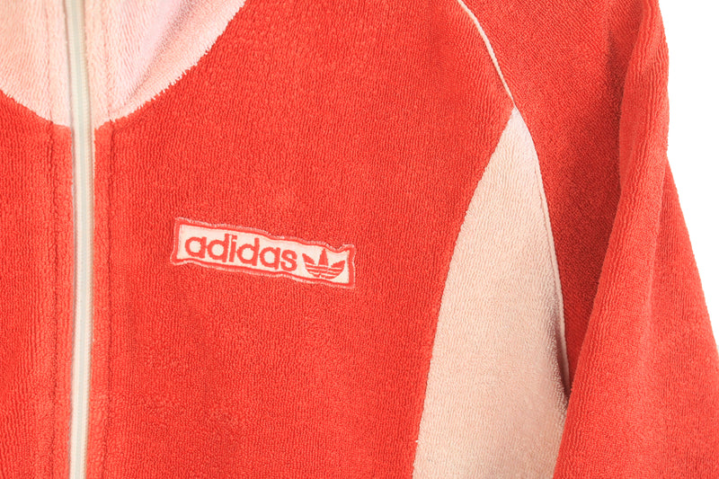 Vintage Adidas Terry Track Jacket Women's XSmall / Small