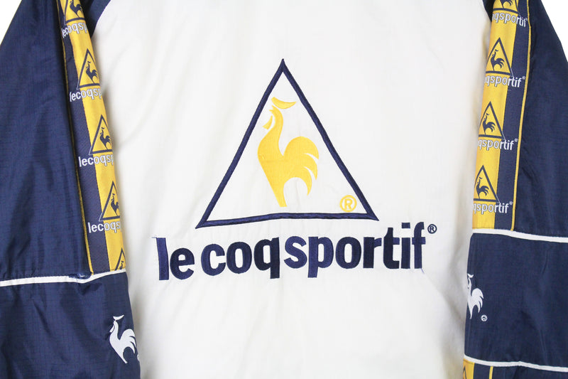 Vintage Le Coq Sportif Anorak Jacket Large – dla dushy Vintage Le Coq Sportif Anorak Jacket Large – dla dushy
