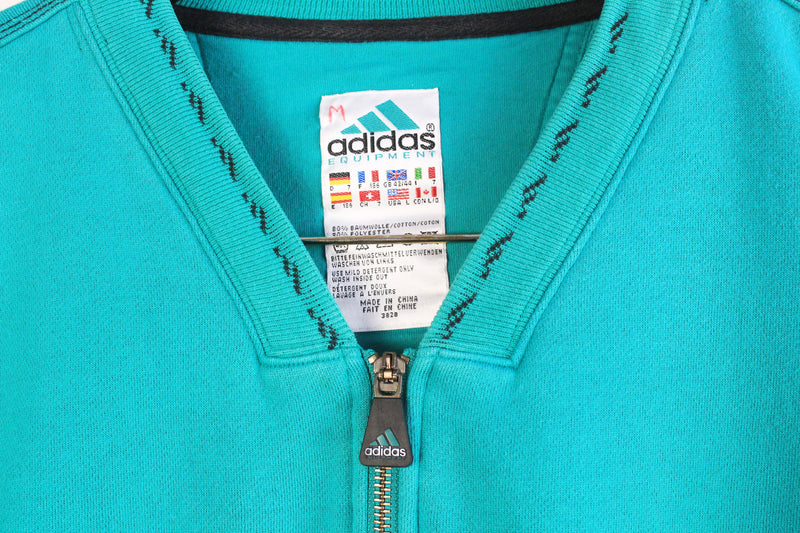 Vintage Adidas Equipment Sweatshirt Full Zip Medium