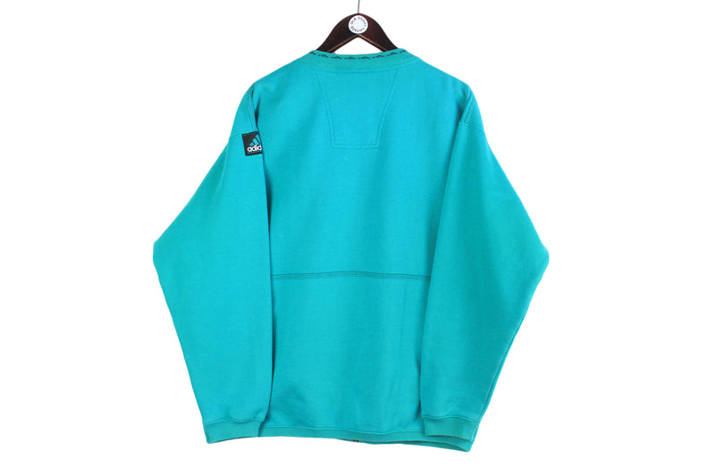 Vintage Adidas Equipment Sweatshirt Full Zip Medium