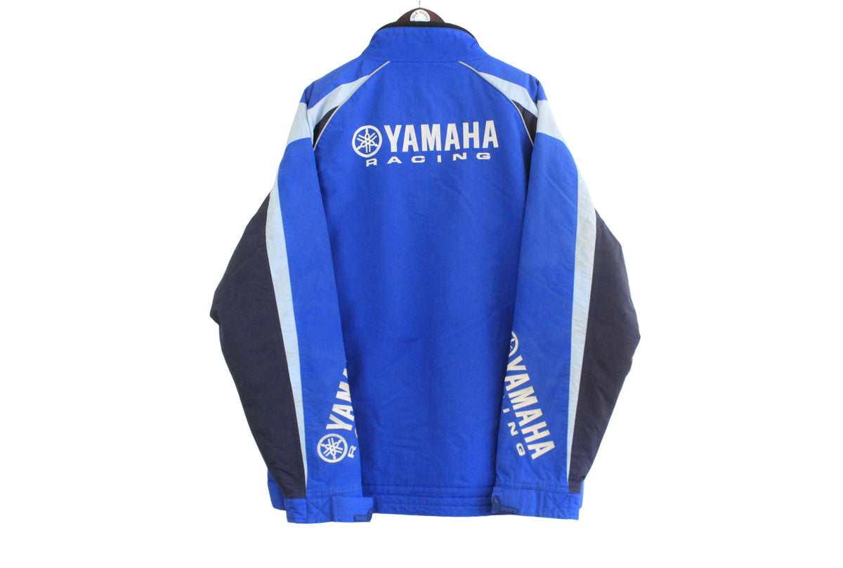 old “TEAM YAMAHA” nylon racing jacket 青白 old “TEAM YAMAHA” nylon racing jacket 青白 Vintage Team