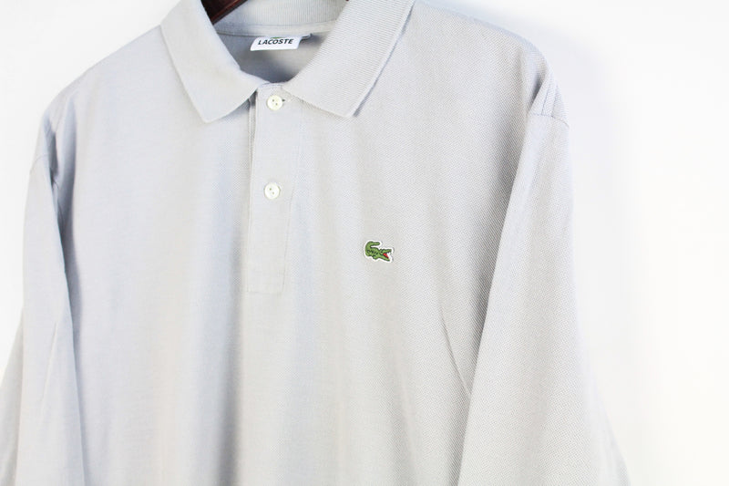 Vintage Lacoste Long Sleeve Polo T-Shirt XLarge