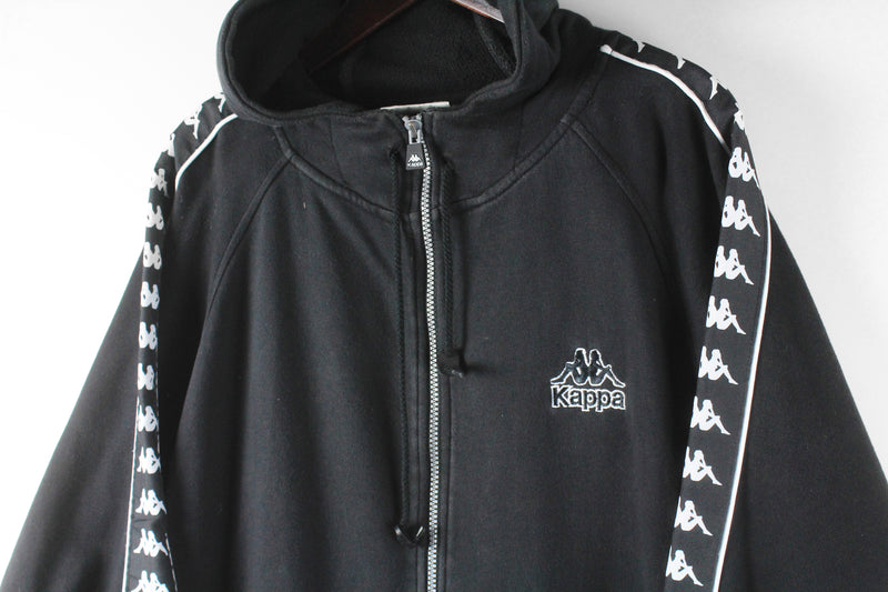 Vintage Kappa Hoodie Full Zip XLarge