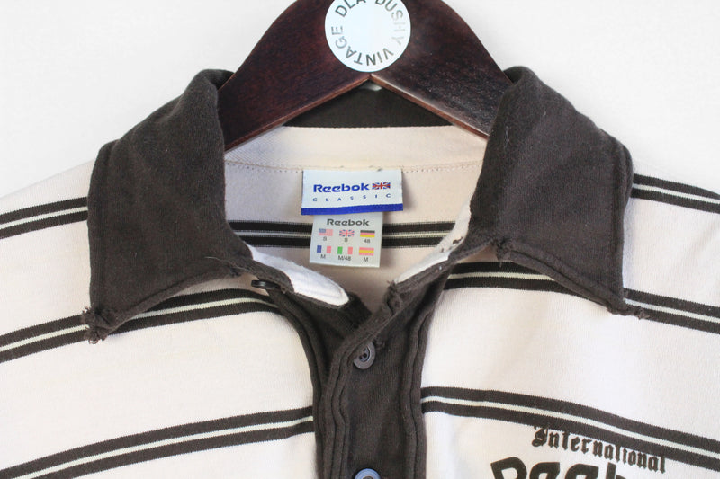 Vintage Reebok Rugby Shirt Medium