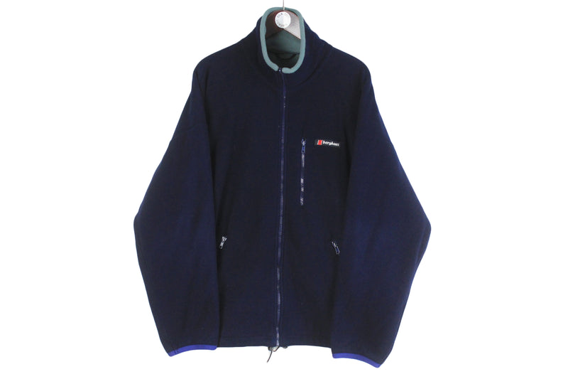 Vintage Berghaus Fleece Full Zip Large