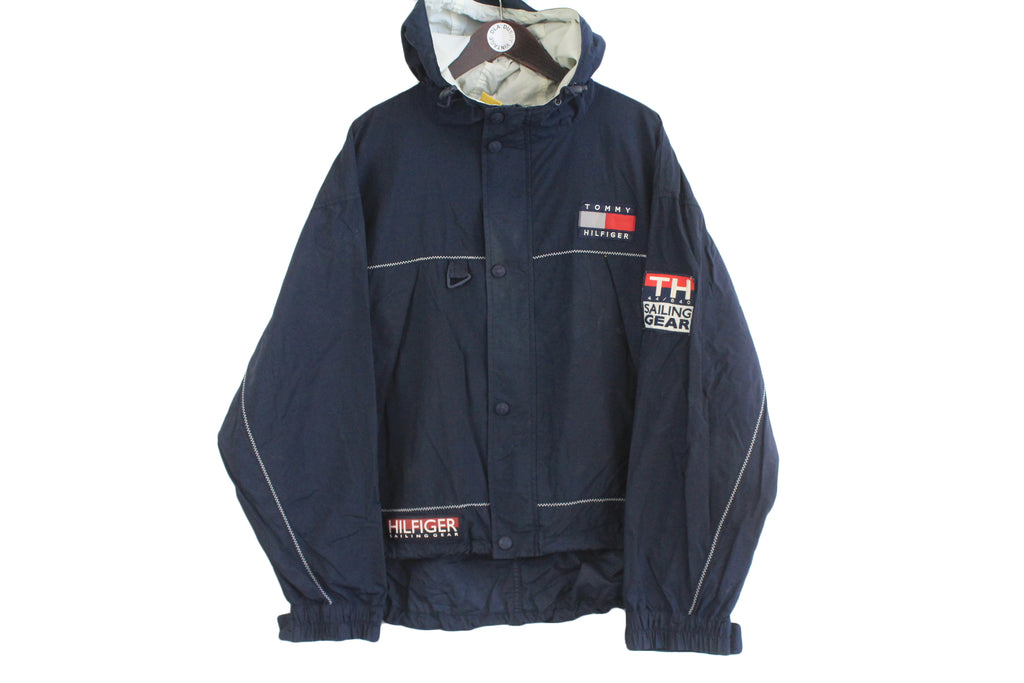 hilfiger sailing gear Vintage Tommy Jacket Large / XLarge – dla dushy Color:Moss - Charcoal Auflagenboxen online kaufen » Material Type_Metal