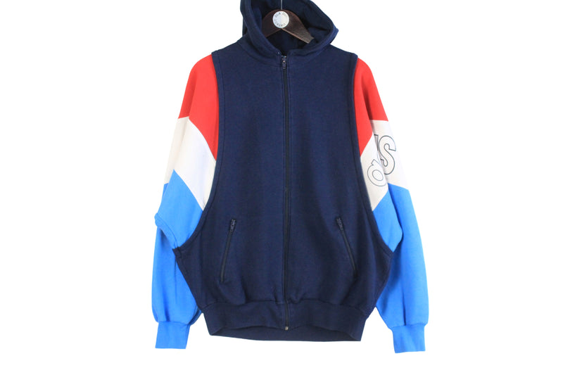 Vintage Adidas Hoodie Full Zip Large
