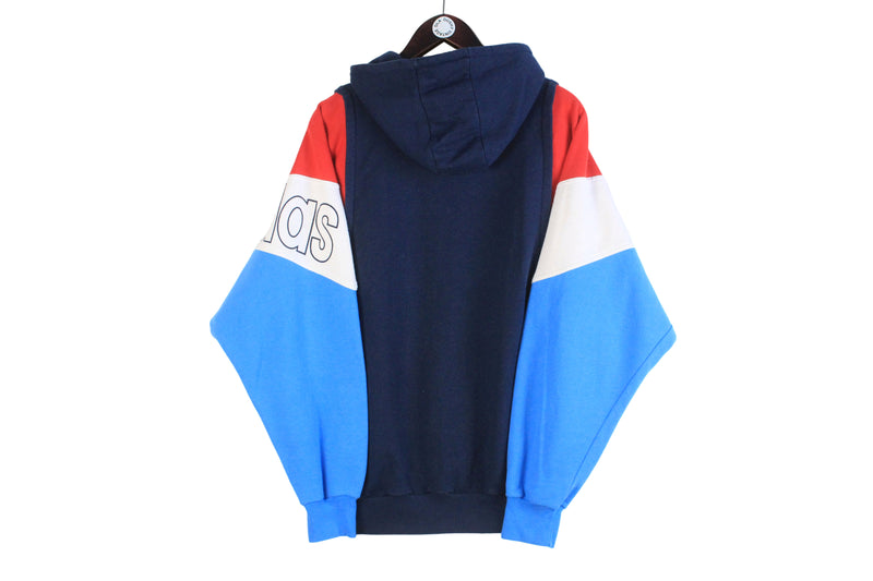 Vintage Adidas Hoodie Full Zip Large