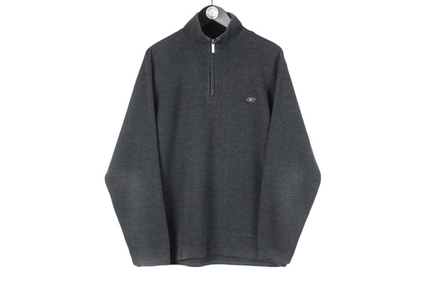 Vintage Reebok Sweatshirt 1/4 Zip Medium