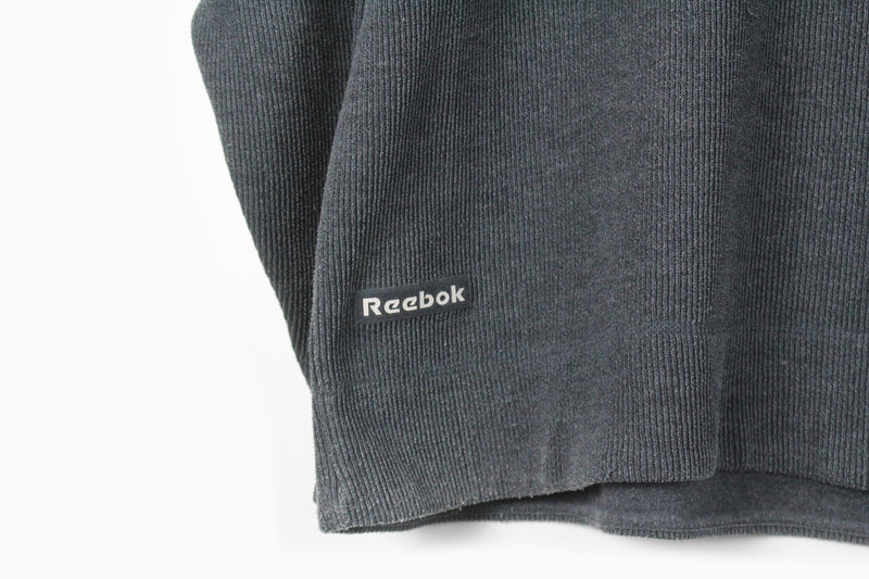 Vintage Reebok Sweatshirt 1/4 Zip Medium
