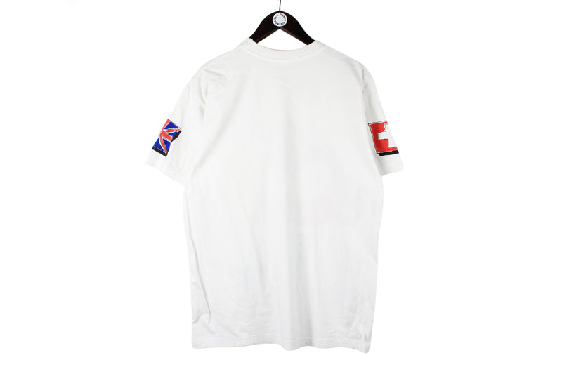 Vintage EURO England 1996 Swiss Team T-Shirt Large