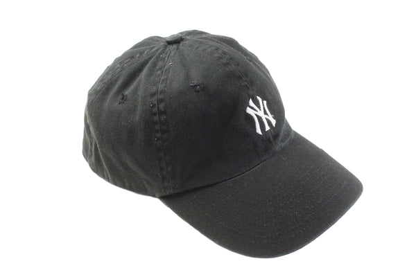 Vintage New York Yankees Cap black big logo 90s retro sport style MLB baseball hat 