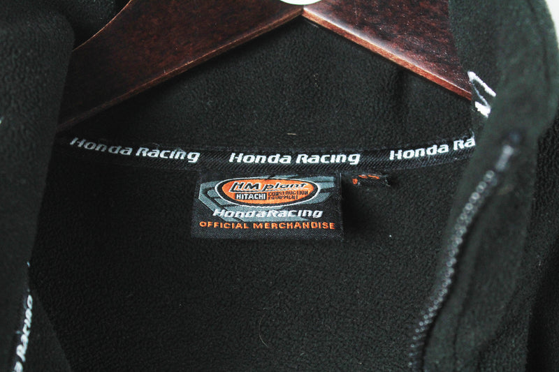 Vintage Honda Racing Team Fleece Full Zip Small