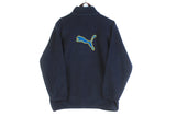 Vintage Puma Fleece Half Zip Women's Small Oversized