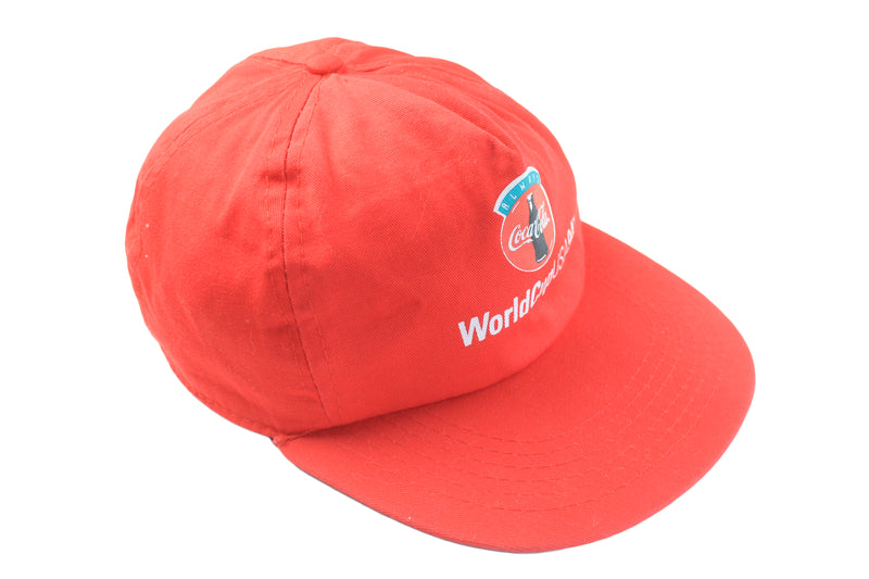 Vintage Coca-Cola World Cup USA 94 Cap red 90s retro Football sport style hat