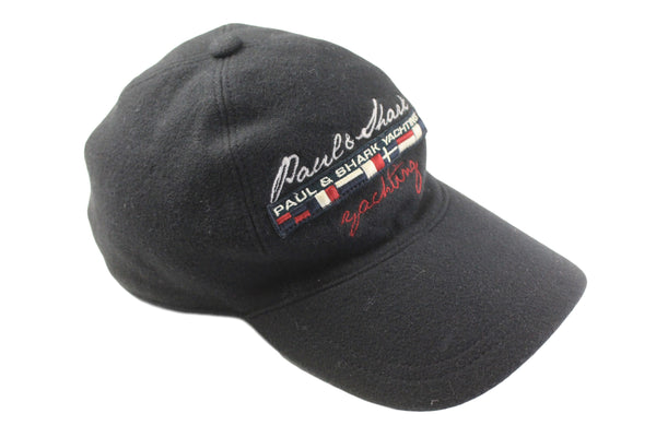 Vintage Paul & Shark Yachting Cap wool hat 90s retro casual sport style