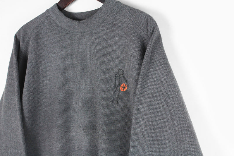 Vintage Adidas Streetball Sweatshirt 3/4 Sleeve Medium