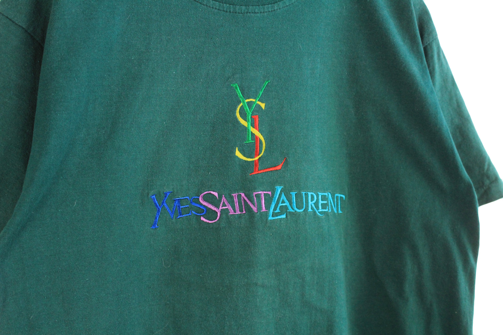 Vintage Yves Saint Laurent Bootleg T-Shirt Medium – dla dushy