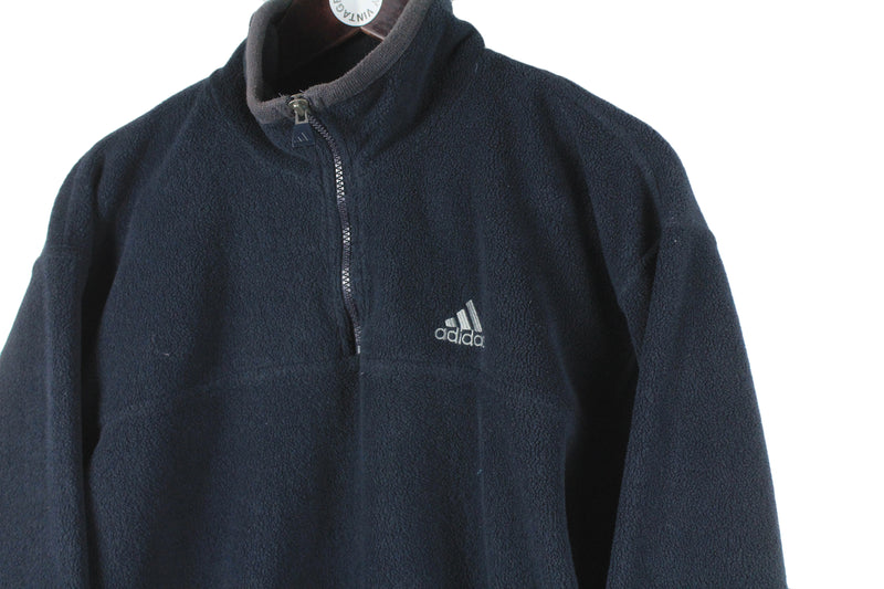 Vintage Adidas Fleece 1/4 Zip Medium