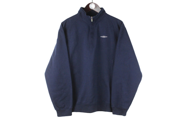 Vintage Umbro Sweatshirt 1/4 Zip Medium