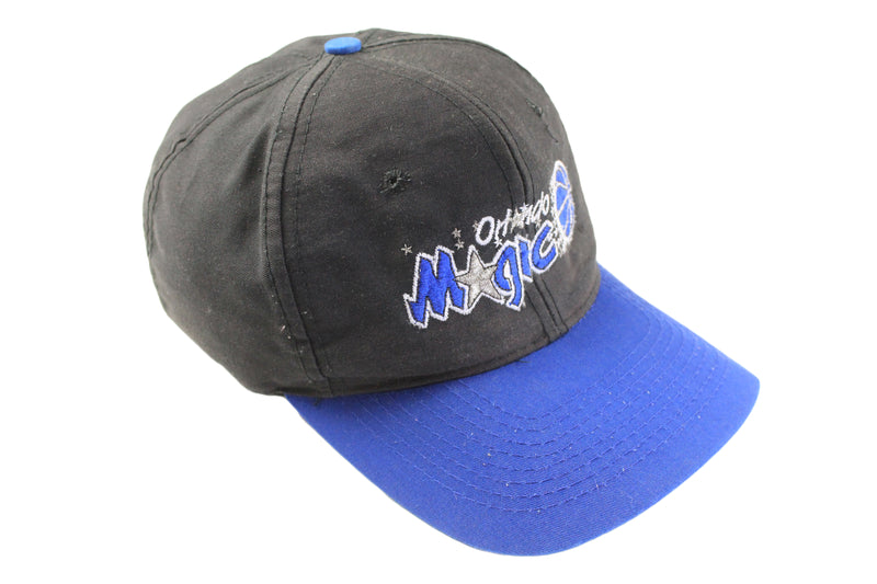 Vintage Orlando Magic Cap black blue 90s retro sport style NBA USA basketball hat