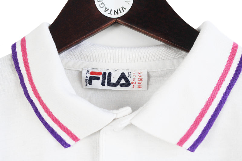 Vintage Fila Polo T-Shirt Large