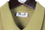 Vintage Hugo Boss Long Sleeve Polo T-Shirt XLarge