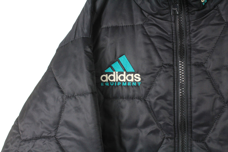 Vintage Adidas Equipment Quilted Jacket Large