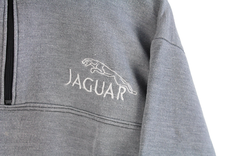 Vintage Jaguar Sweatshirt 1/4 Zip Women’s Medium