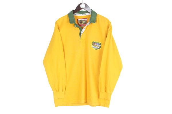 80s RWC ラグビー オーストラリア代表 ビンテージ Vintage Australia Team Cotton Traders Rugby Shirt Medium – dla dushy
