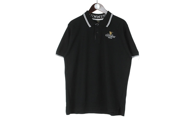 Vintage Guinness Polo T-Shirt Large