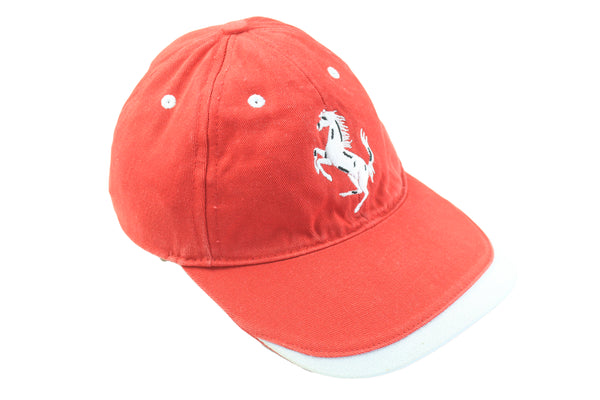Vintage Ferrari Cap red Formula 1 hat 90s retro F1 team Michael Schumacher