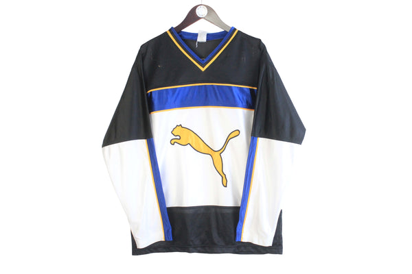 Vintage Puma Long Sleeve Jersey T-Shirt Medium