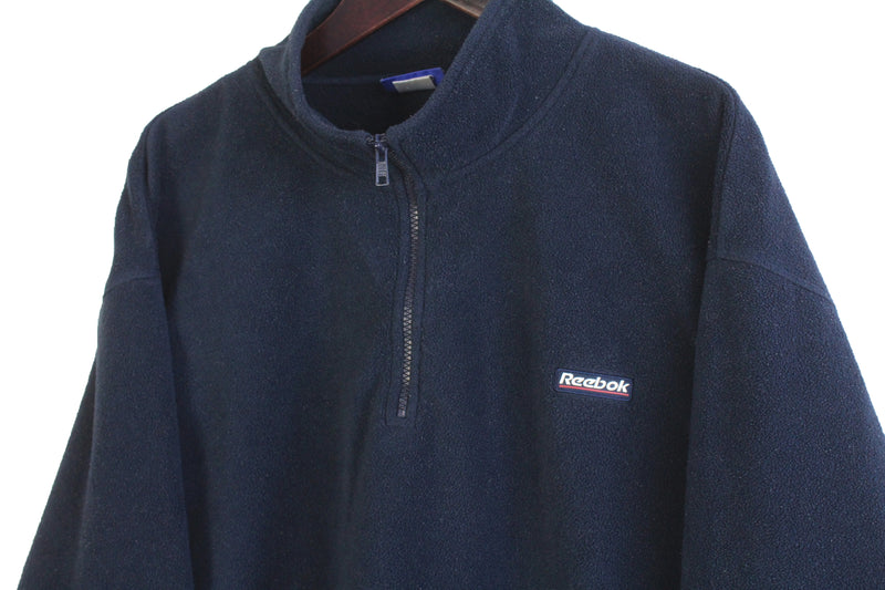 Vintage Reebok Fleece 1/4 Zip XLarge