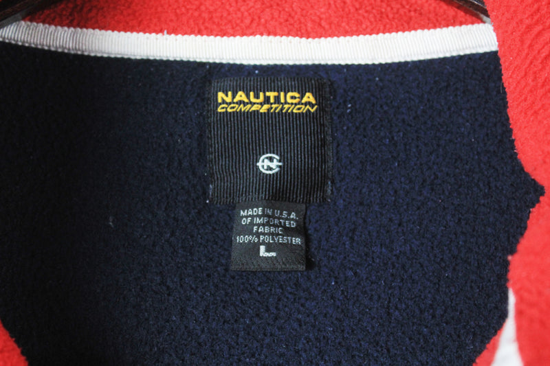 Vintage Nautica Fleece 1/4 Zip Large