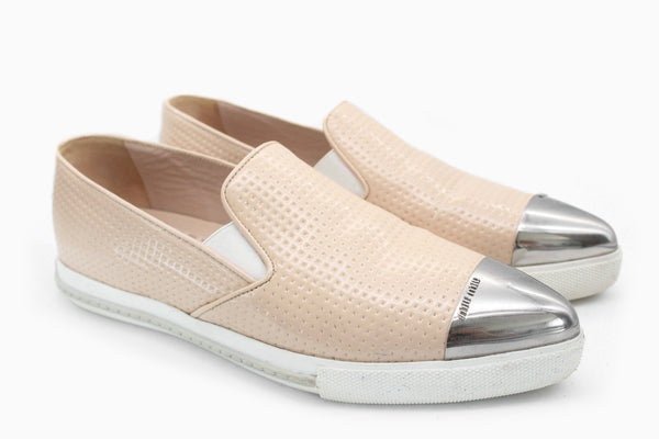 Miu Miu Blush Cap-Toe Shoes Women's US 6.5