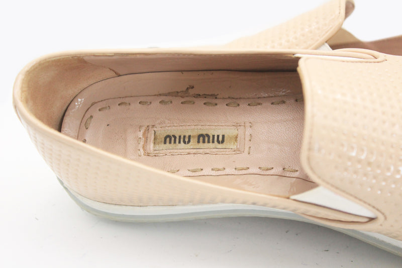 Miu Miu Blush Cap-Toe Shoes Women's US 6.5