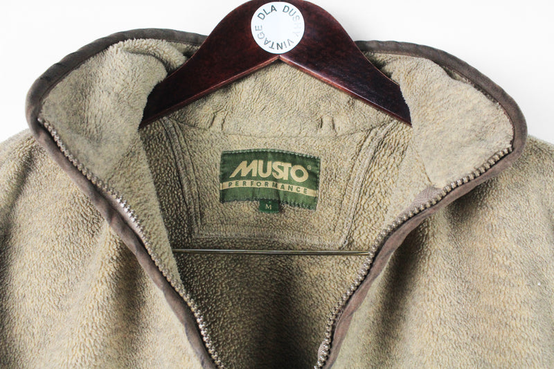 Vintage Musto Fleece 1/4 Zip Medium