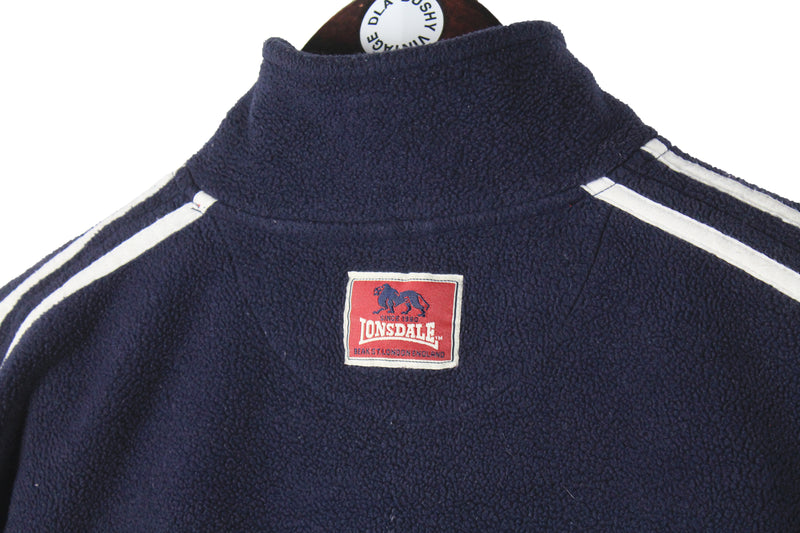 Vintage Lonsdale Fleece 1/4 Zip Small