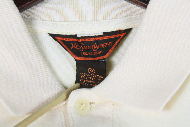 Vintage Yves Saint Laurent Polo T-Shirt Large