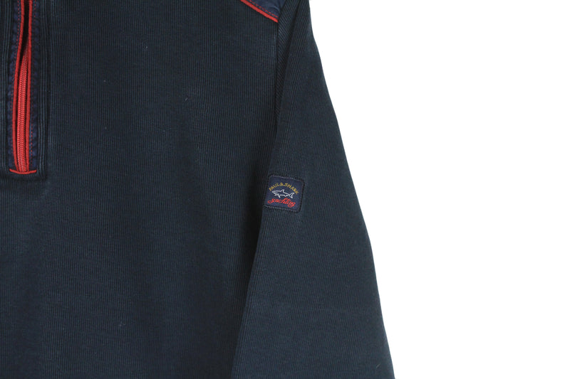 Vintage Paul & Shark Sweatshirt 1/4 Zip Large