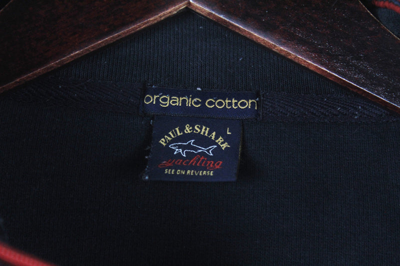 Vintage Paul & Shark Sweatshirt 1/4 Zip Large