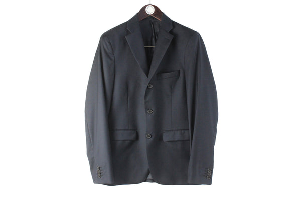 Acne Studios Blazer Medium navy blue authentic minimalistic jacket streetwear classic navy blue