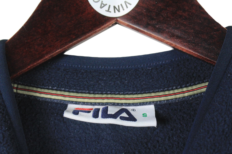 Vintage Fila Fleece Sweatshirt Small