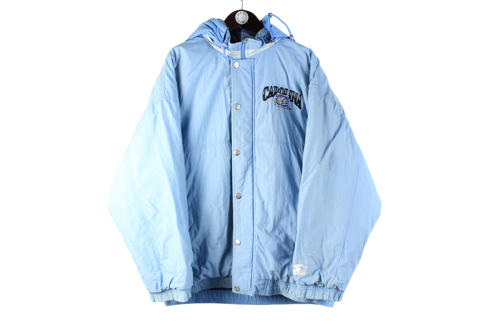 Vintage Tar Heels North Carolina Starter Jacket XLarge – dla dushy