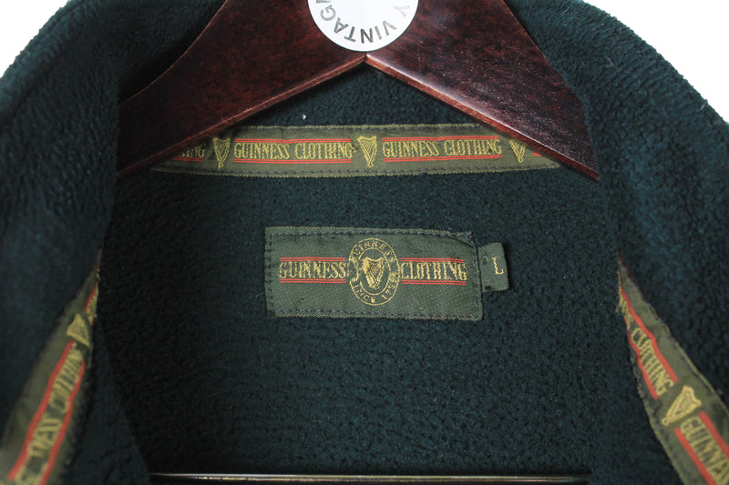 Vintage Guinness Fleece 1/4 Zip XLarge