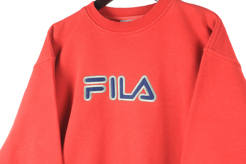 Vintage Fila Sweatshirt Medium